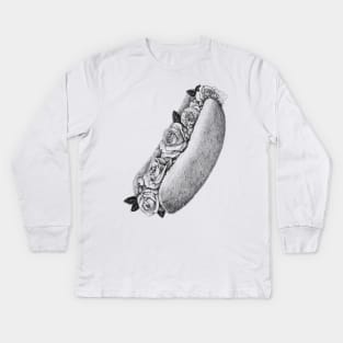 Hot Dog Kids Long Sleeve T-Shirt